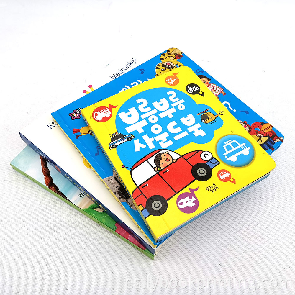 Impresión de la junta de niños personalizadas, tablero de libros de cuentos en inglés barato